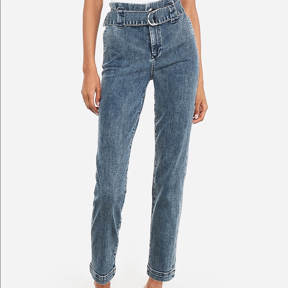Express high waisted jeans